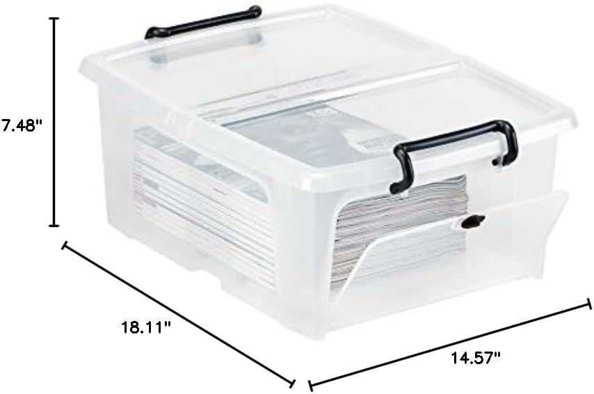 cep Strata HW695 Clip on Folding Lid Opens Smart Box - Clear