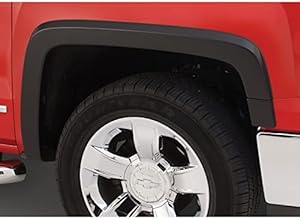 Bushwacker OE Style Factory Front Fender Flares | 2-Piece Set, Black, Smooth Finish | 40113-02 | Fits 2019 Chevrolet Silverado 1500 LD, 2014-2018 Silverado 1500, 2015-2019 Silverado 2500 HD/3500 HD