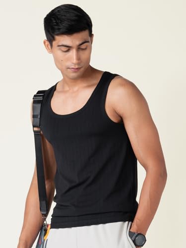 Image of DAMENSCH Anti-Bacterial Anti Odour Soft Pinstripe Cotton Vest