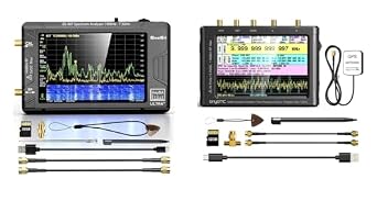 SeeSii TinySA Ultra+ ZS407 7.3GHz Spectrum Analyzer with TinyGTC ZC412 0.1Hz-12.8GHz Frequency Counter
