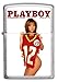 Zippo Playboy Cover October 1966 Brushed Chrome Pocket Lighter (200-CI014763), One Size