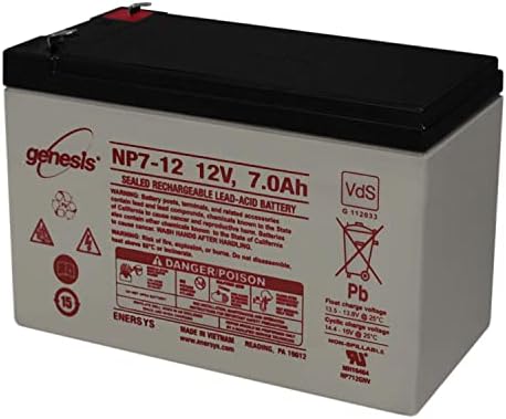 EnerSys Genesis NP7-12 12V 7Ah Sealed Lead Acid Battery