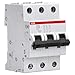 Price comparison product image ABB S203-C32 Miniature Circuit Breaker, 3 Pole, Type C, 6/10kA Breaking Capacity, 32 Amp Current (2CDS253001R0324)