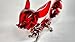 Articulated Mechanical Fox Model, Metallic Finish, Made with Aloy and Steel, Metal Assembly Model (Red)