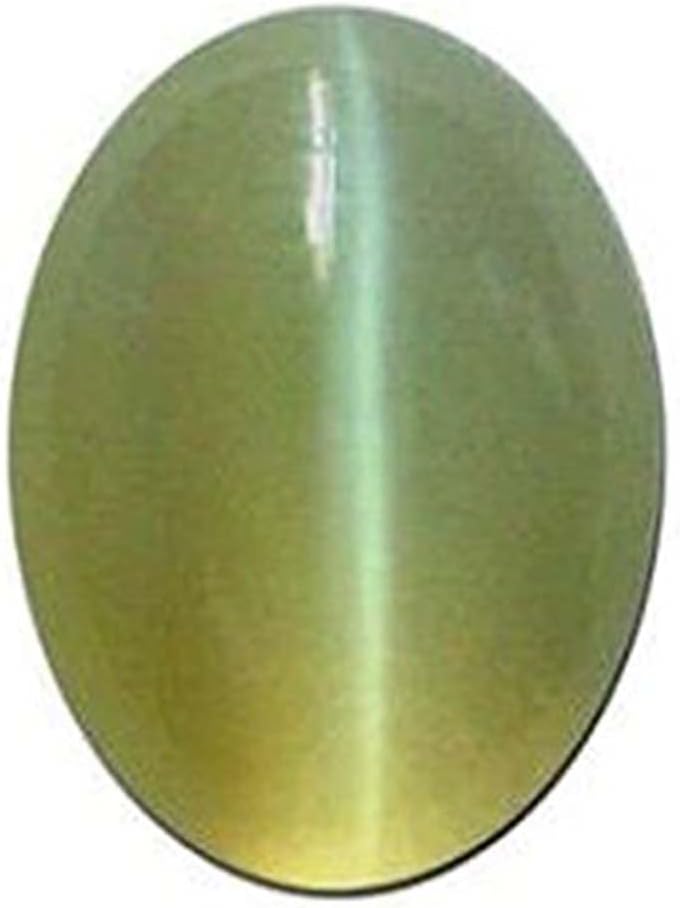 Natural Certified Dark Green Crystal Cats Eye Stone Lehsunia Loose Precious Gemstone