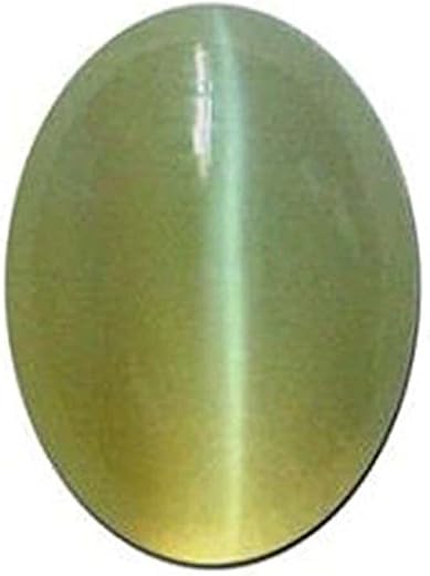 Bague Natural Certified Dark Green Crystal Cats Eye Stone Lehsunia Loose Precious Gemstone