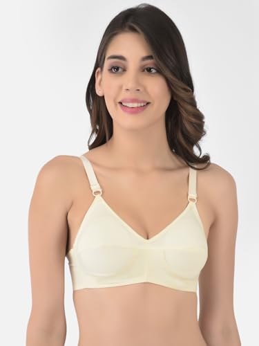 Image of Softline Women's 100% Cotton Wire-Free Non-Padded B-Cup Bra Combo | Full Coverage, Breathable & Skin-Friendly for All-Day Comfort | Supportive Fit for Daily & Casual Wear | Pack of 3