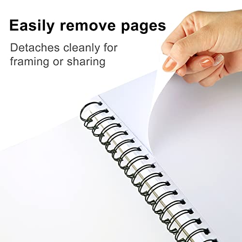 ArtBeek Art Marker Paper Pad, 9"x12" Portable Sketchbook, 60 Sheets