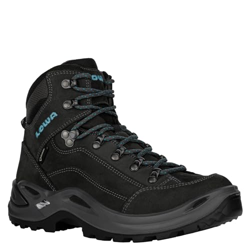 LOWA W Renegade GTX Mid W-leisten Grau - Gore-Tex Wasserdichter komfortabler Damen Gore-Tex Multifunktionsschuh, Größ
