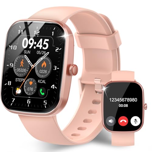 Image of Csasan Smart Watch for Men Women, 1.91 inch HD Screen Smartwatch Heart Rate /Sleep /Steps Monitor, Activity Trackers for Android iOS Pink