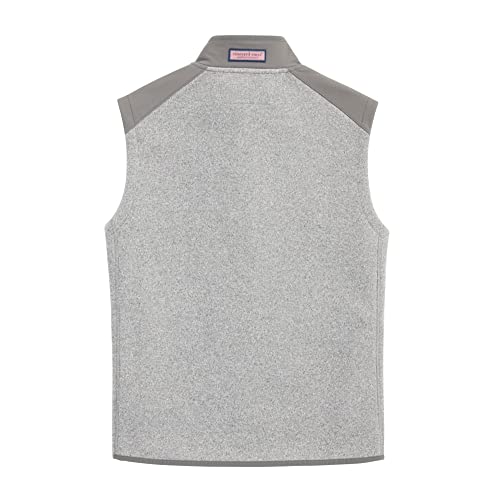 Image of vineyard vines Men's Mountain Sweater Fleece Vest