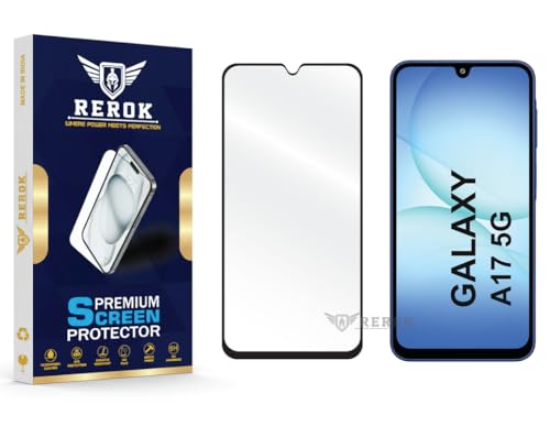 Image of Gorilla Tempered Glass Screen Protector Compatible with Samsung Galaxy A17 5G [Pack of 1] | Edge-to-Edge, Bubble-Free, Case Friendly, Easy Installation Kit