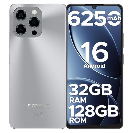 DOOGEE Note 58 Smartphone Pas Cher Android 16,32 Go RAM+128 Go ROM/TF 2TB Telephone Portable Pas Cher,6250mAh Telephone,Unisoc T7250 Smartphone,6.75" HD,16MP+8MP,NFC/Widevine L1/4G SIM/Face ID/OTG