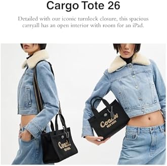 COACH Womens Cargo Tote Handbag