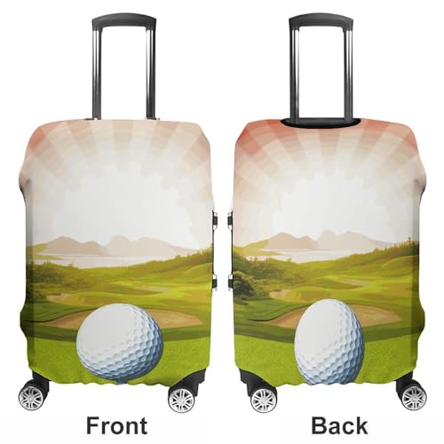 Elastic Luggage Cover Protector Golf Sport Washable Suitcase Sleeve Durable Travel Suitcase Case Cover with Zipper Openings Fits 19-32 Inch Luggage (XL)3