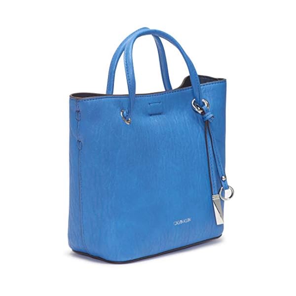 Calvin Klein Gabrianna Bubble Lamb Mini Tote Crossbody, Periwinkle