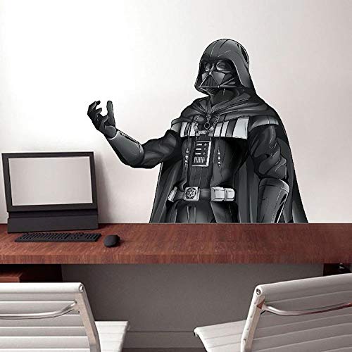 Darth Vader Vinyl Decal Sticker - Darth Vader Wall Mural Decal Removable Wall Decor Kids Room Nursery for Apartments and Dorm Rooms Sticker Wallpaper,...