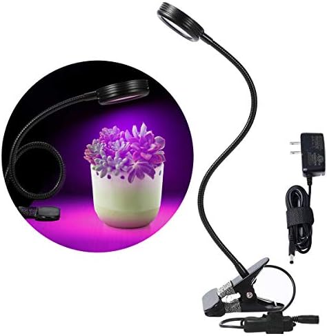 LED Gooseneck Grow Light Clip On Plant Lamp
