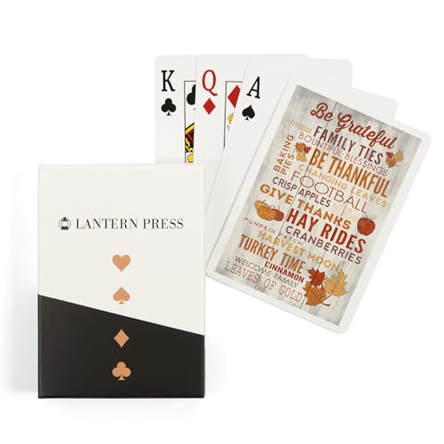 Baraja Póker Be Grateful, 52 cartas tamaño póker
