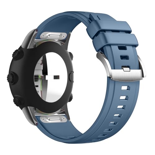 Silicona Correas para Suunto Core Correa, Suave con Ajustable Acero Inoxidable Cierre Repuesto para Mujer Hombre Band Deportiva Pulsera Compatibles con Suunto Core (3)