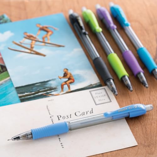 PILOT Corp of America 51015 G-2 Mechanical Pencil, 0.7 mm, Clear Barrel w/Black Accents