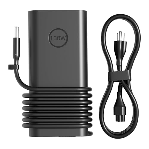 HSXIRQA 130W AC Adapter for Dell Xps 15 9530 9550 9560 9570 7590 Precision 5510 5520 5530 5540 inspiron-Plus 7000 7420 7430 7348 7501 7510 7610 7620 7630 Laptop OptiPlex AIO 24 27 22 20 Deskto