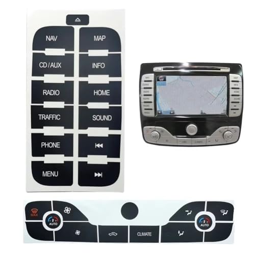 Autocollant bouton climatisation S-Max 2011 : stop touches usées - 5