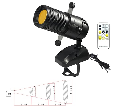 SENLAN LED Shapeable Spotlight with Adjustable Stand, spot Light for Gallery,musum,Concert,Stage