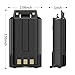 2 Pack UV-5R Battery Larger Capacity Type-c Charger 3800mAh Battery Rechargable BL-5 for Two Way Radio BF-F8HP UV-5RE RD-5R Ham Radio UV-5RTP UV-5X3 Accessories
