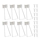 Soporte para marco de fotos: con diseño de tornillos, puedes instalarlo en la parte posterior de tu marco de fotos para mantenerlo en pie