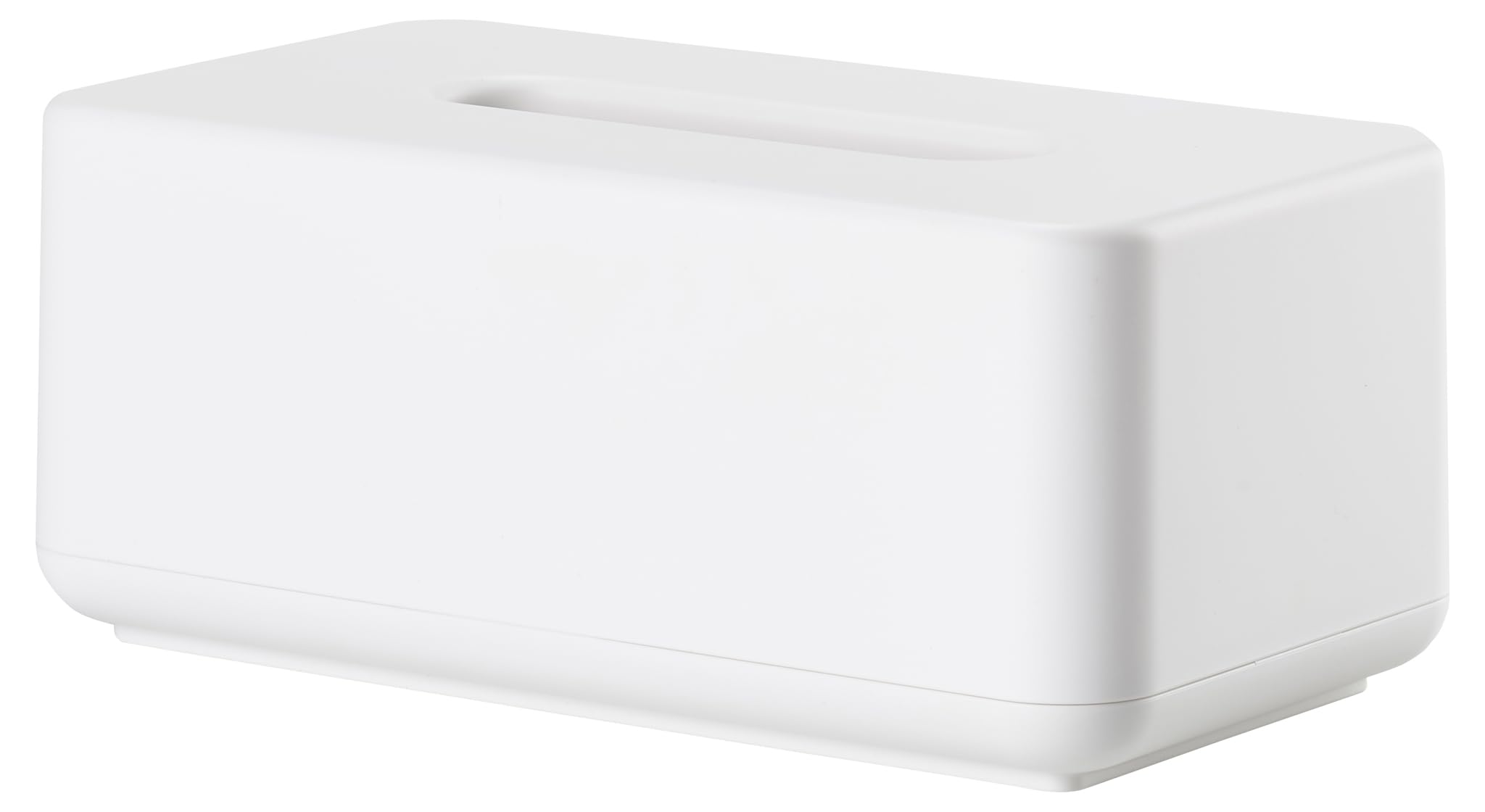 Zone Denmark Ume Taschentuchbox – Nachfüllbare Kosmetiktucher Box für Bad, Küche und Flur – Tissuebox aus Kunststoff – 25,6 x 14 x 10,7 cm – Weiß