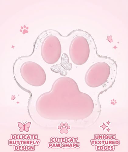 Image of 3PCS Taba Squishy Cat Paw, Taba Squishy for Relaxing Sensory Fidget Pinch Family for Kids Cat Paw Squeeze Cute Beautiful Cat Paw (whitep)