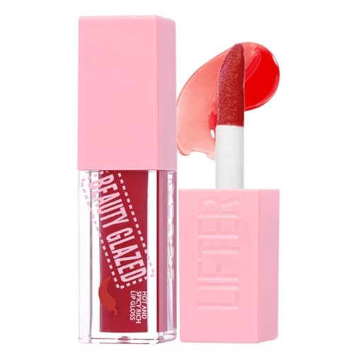Hot And Spicy Rich Lip Gloss - Lasting Plump Moisturising & Nourishing Liquid Lipstick, Non-Sticky Lip Glaze Glossy Finish Makeup for Women (Colour, # 04)