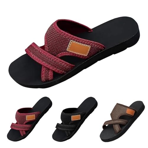 Generisch Zapatillas de estar por casa sandalias de verano cómodas sandalias de verano de malla ligera para mujer cómodas sandalias de playa abiertas sandalias planas sandalias de ocio elegantes