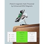 Fast Charging Station for Magsafe Apple Devices, Wireless Charger Station for MagSafe iPhones, 3 in 1 Magnetic Charger Stand for iPhone 15/14/13/12, Apple Watch & AirPods(Blk) - Image 5
