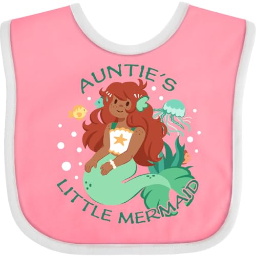 inktastic Auntie's Little Mermaid Baby Bib