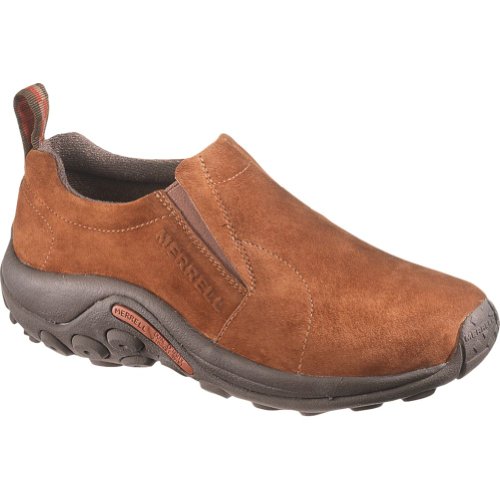 Image of Merrell Mens Jungle Moc Leather Waterproof Ice+Moccasin