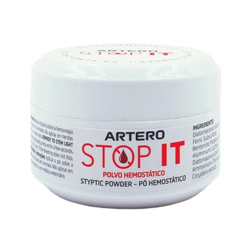 Artero Stop it. Hemostatisch poeder voor het snijden van kleine bloedingen bij het knippen van nagels bij honden en katten