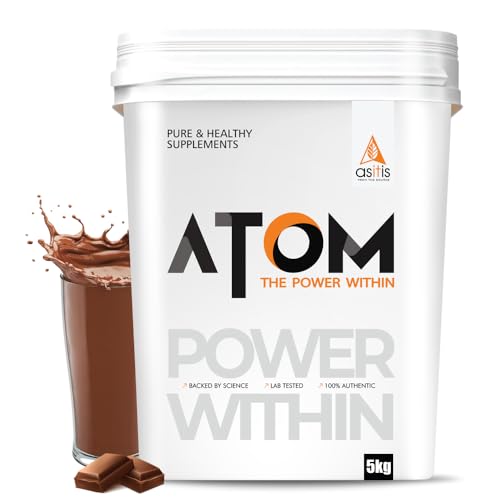 Image of AS-IT-IS ATOM Whey Protein 5 kg (1kgX5) Double Rich Chocolate