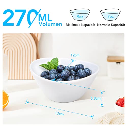 Cibeat Set di 5 ciotole in ceramica per cereali