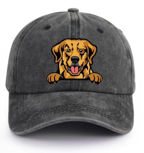 Distressed Golden Retriever Mom Baseball Cap - Adjustable, Perfect for