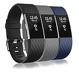Bands Replacement Compatible for Fitbit Charge 2, Adjustable Wrist Accessories Sport Wristbands for...