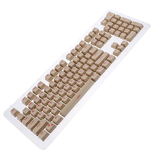 1 Set keycap della tastiera meccanica tappi chiave di ricambio copritasti universali per keycaps meccanici AbS Beige