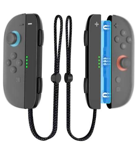 Switch 2 Joy-Con ストラップ 2個パック ジョイコン リストストラップ 交換用 スイッチ2 周辺機器 アクセサリー ブラック