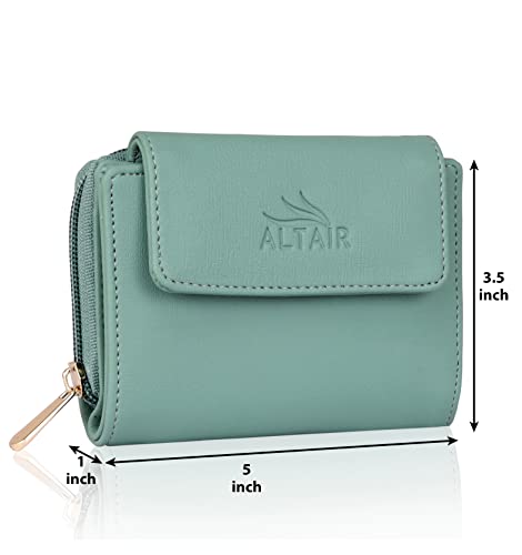 Image of Premium Vegan Leather Women's Wallet | Stylish Durable Clutch Wallet and Lightweight Clutch with Zip Coin Pocket and Card Slot
