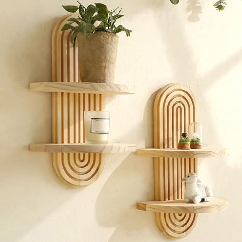 Bibliothèques murales Boho étagères de rangement pour armoire et buanderie