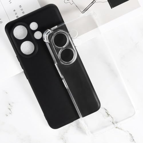 Image of REALCASE Crystal Clear Vivo V60 5G Back Cover Case | Protective Design Transparent Back Cover Case for Vivo V60 5G