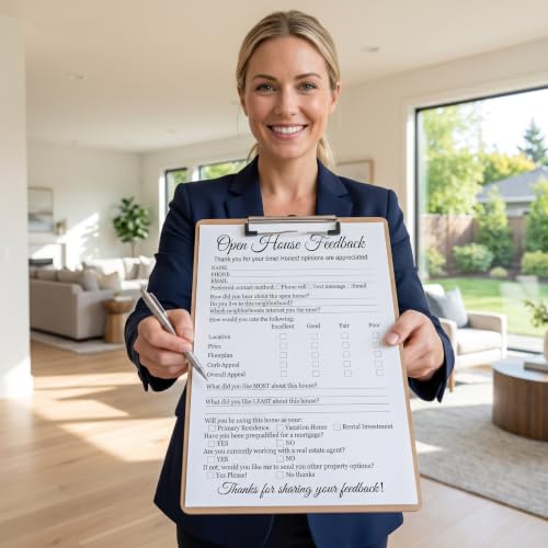 150 Piece Real Estate Signs, Open House Supplies, Questionnaire, Feedback Notepad for Agents & Realtor - Image 3