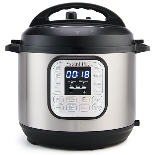 Instant Pot Duo 80 7 en 1 Olla a Presión Eléctrica con Función de Arrocera, Cocción Lenta, Yogurtera, Vaporera, 8 L