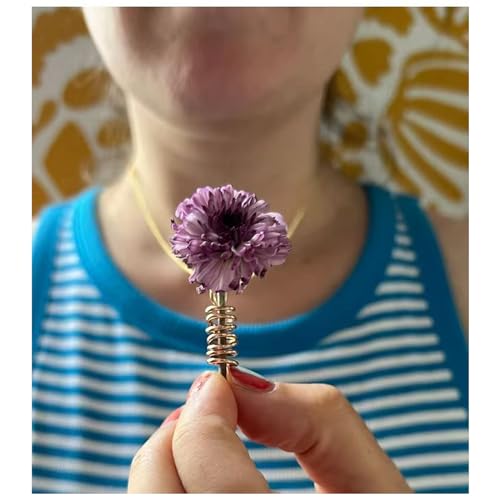 IDesign Flower Holder Necklace Mother's Day Gift Fresh Flower Holder Necklace for Women3